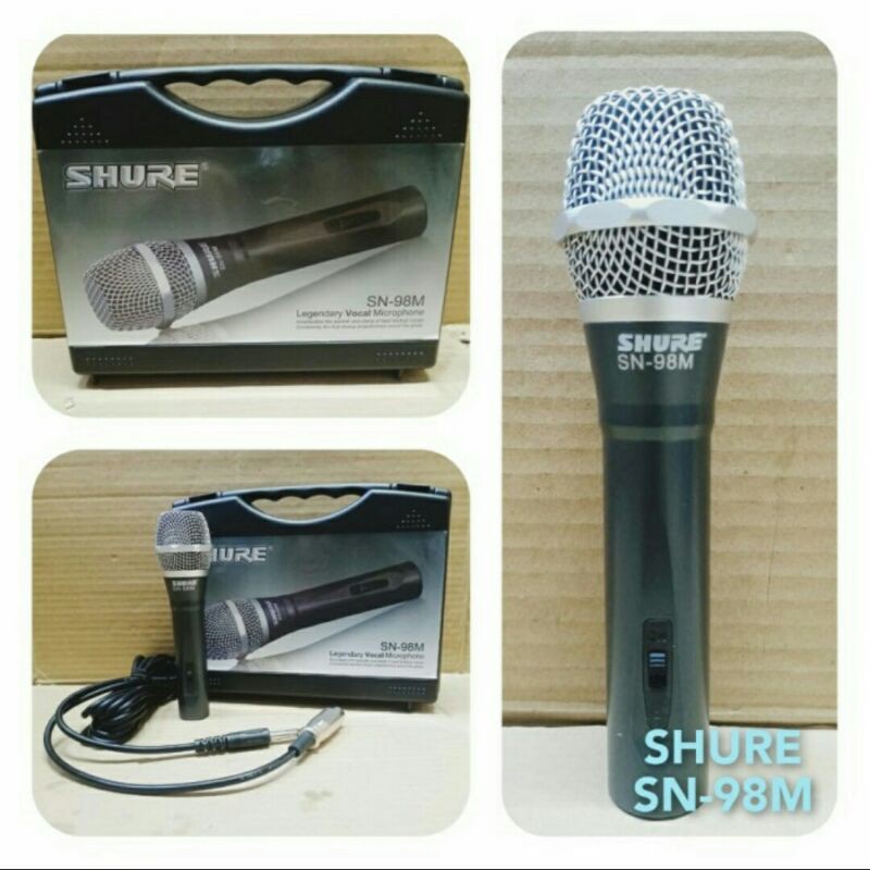 Mic Kabel Shure SN-98M Koper Box