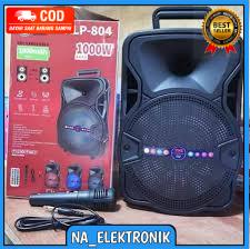 (COD) SPEAKER BLUETOOTH ALP-804 PORTABLE SPEAKER ALP804 BONUS MIC