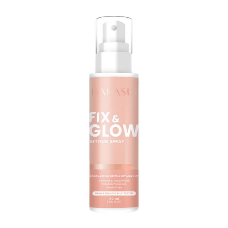 HANASUI Setting Spray Fix &amp; Glow - 60ml