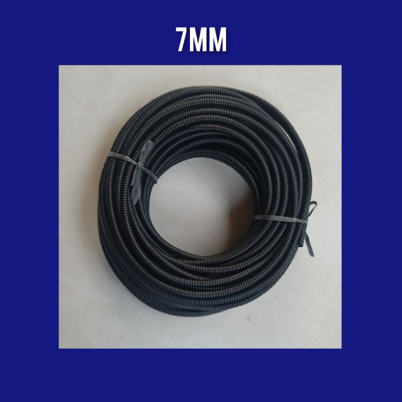 Pembungkus kabel mobil spiral 7mm / bungkus spiral kabel mobil / bungkus kabel belah