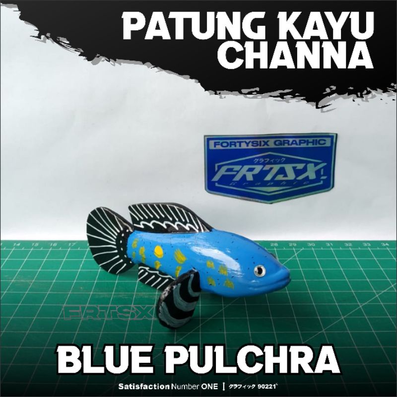 Patung Penggoda Channa | Patung wayang Channa | Patung Ikan Channa