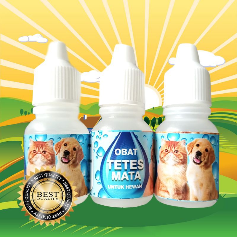 Obat Tetes Mata Kucing Kitten Kelinci Anjing Anti Iritasi Kucing Obat Belekan