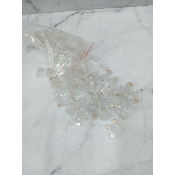 CONNECTOR RJ45 CAT5/KONEKTOR RJ45/KONEKTOR MURAH.