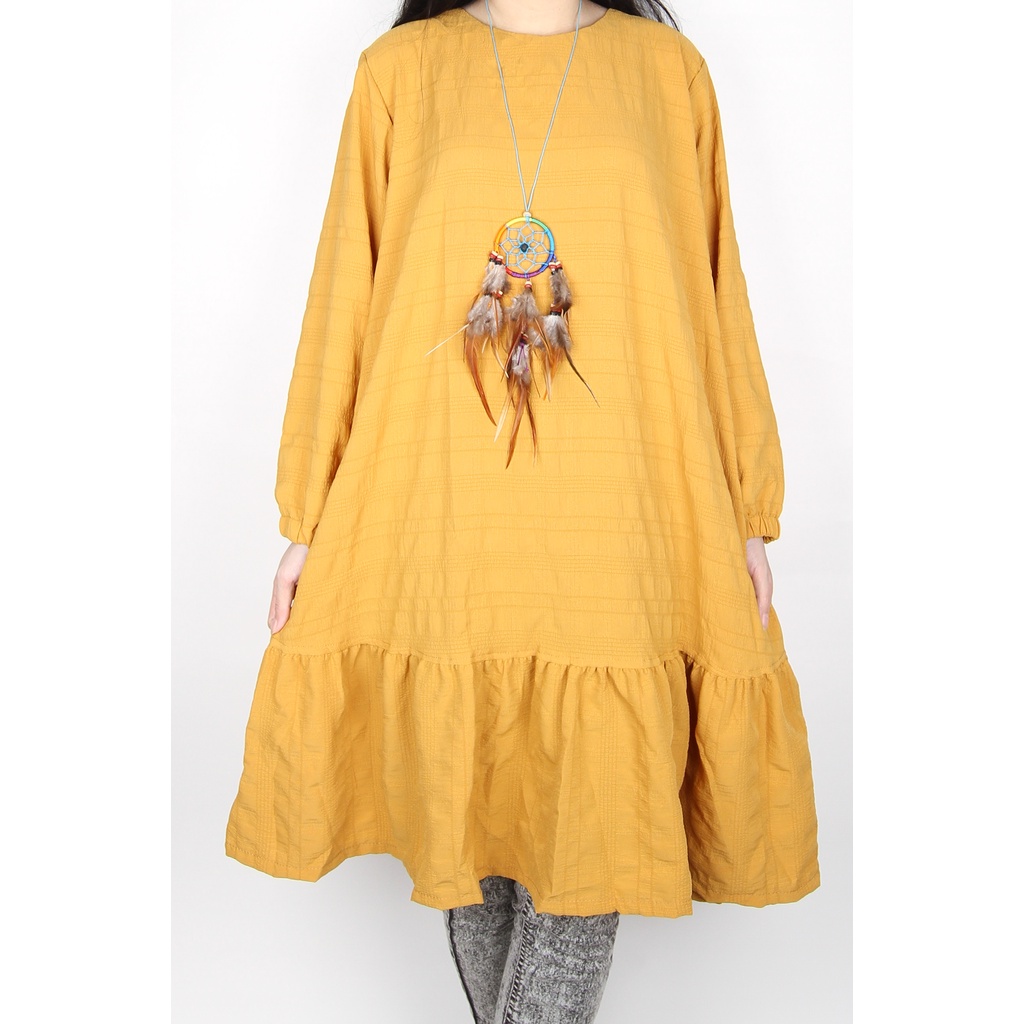 Maliju Tunik Jumbo Rempel Katun Crinkle - A3600