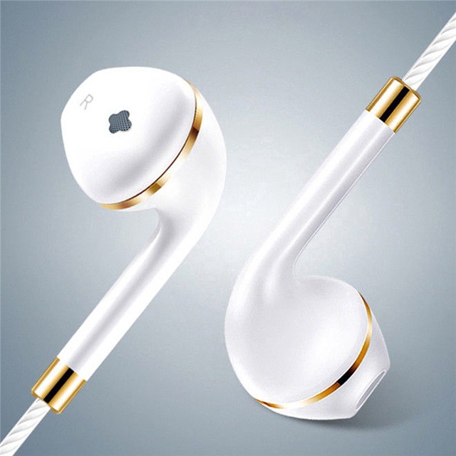 Earphone In-Ear Stereo Super Bass 3.5mm dengan Mic