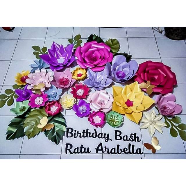 

PAKET 3 GLOSY PAPERFLOWER @MONICA_PAPERFLOWER