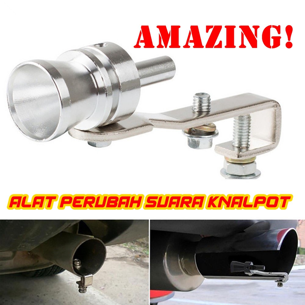 Alat Pengubah Suara Knalpot Mobil Menjadi Turbo Sound Exhaust Fake Turbo Whistler