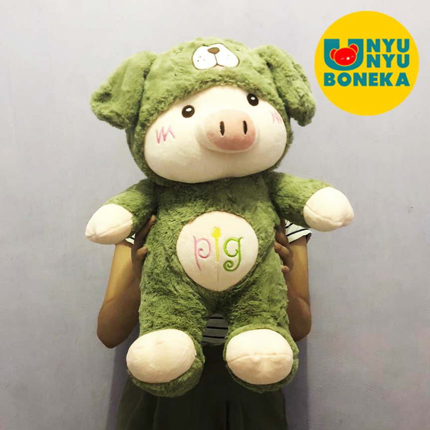  Boneka  pig kostum bear rabbit babi hewan animal  lucu  kado 