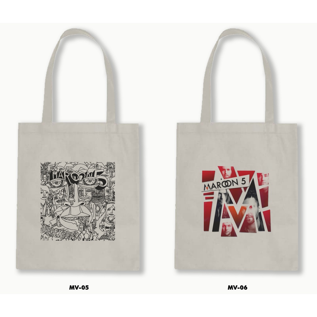 TOTE BAG BLACU - MAROON 5/MAROON FIVE