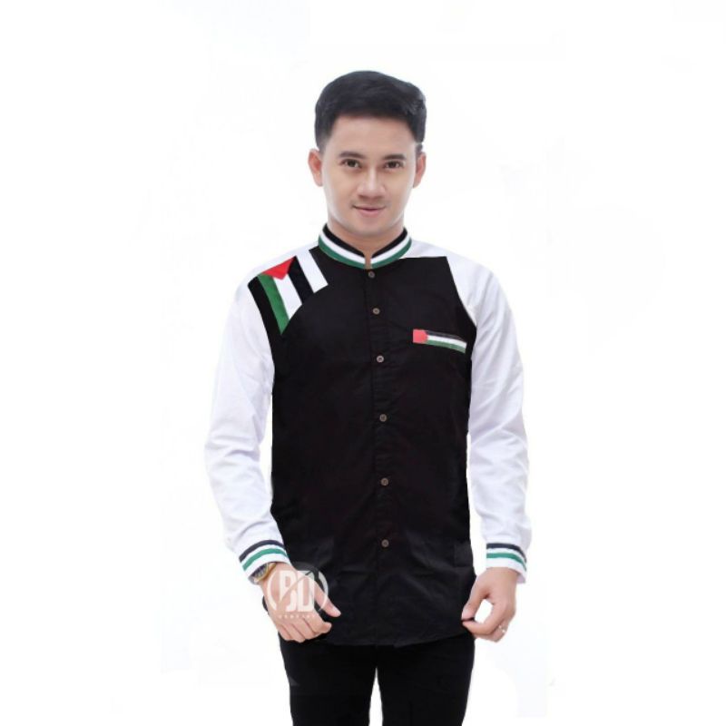 BAJU KOKO PALESTINA DEWASA || BAJU KOKO GUS AZMI SYUBBANNUL MUSLIMIN AZZAHIR-Dragon Hitam