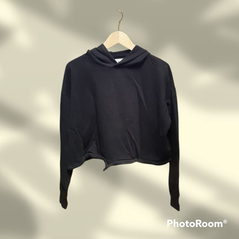 Crop Hoodie Aeropostale Hitam [PRELOVED]