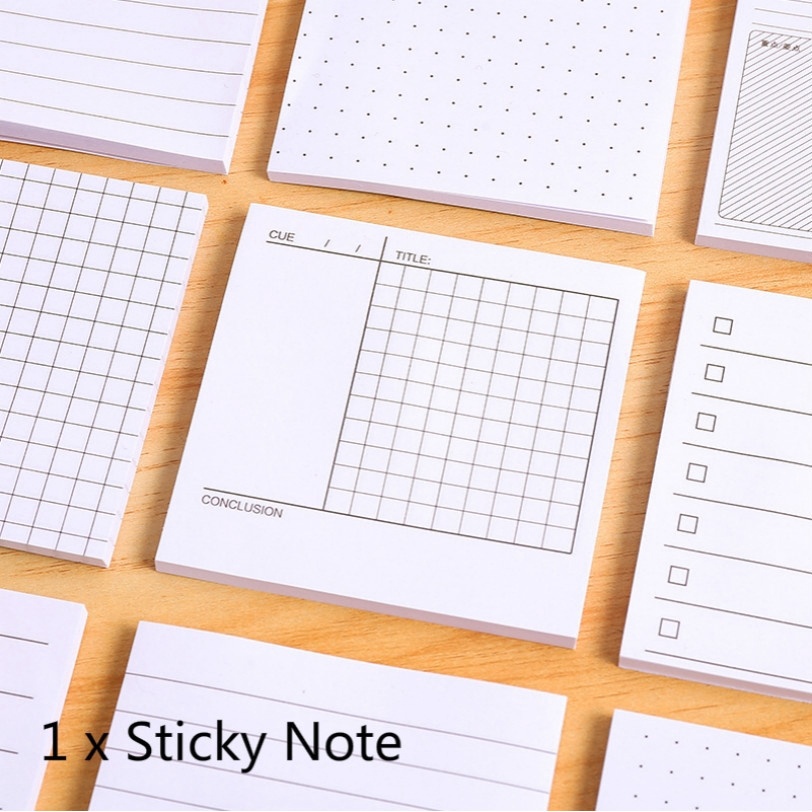 Planner to Do List Memo Padss Decoration Stickers Self-Adhesive Stationery Sticky Note