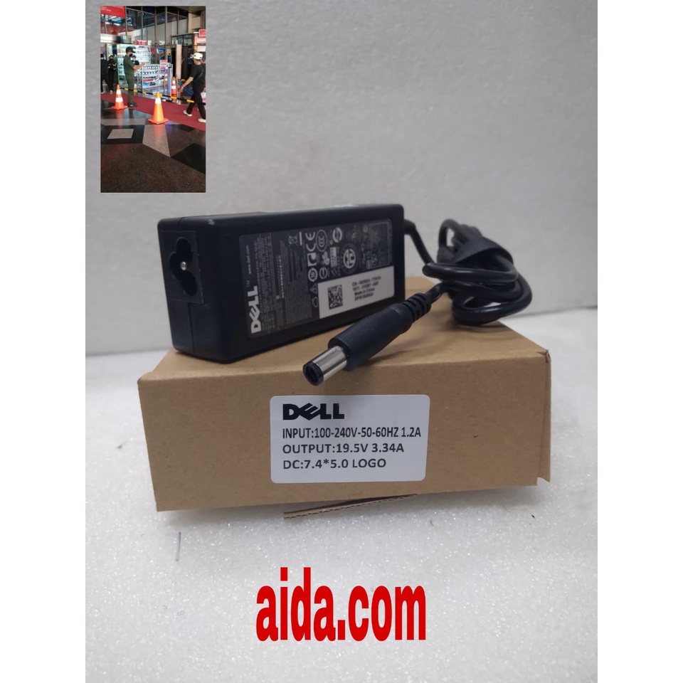 charger laptop dell inspiron 14 3000 3421 3442 5000 5421 5423 19v 3 34a