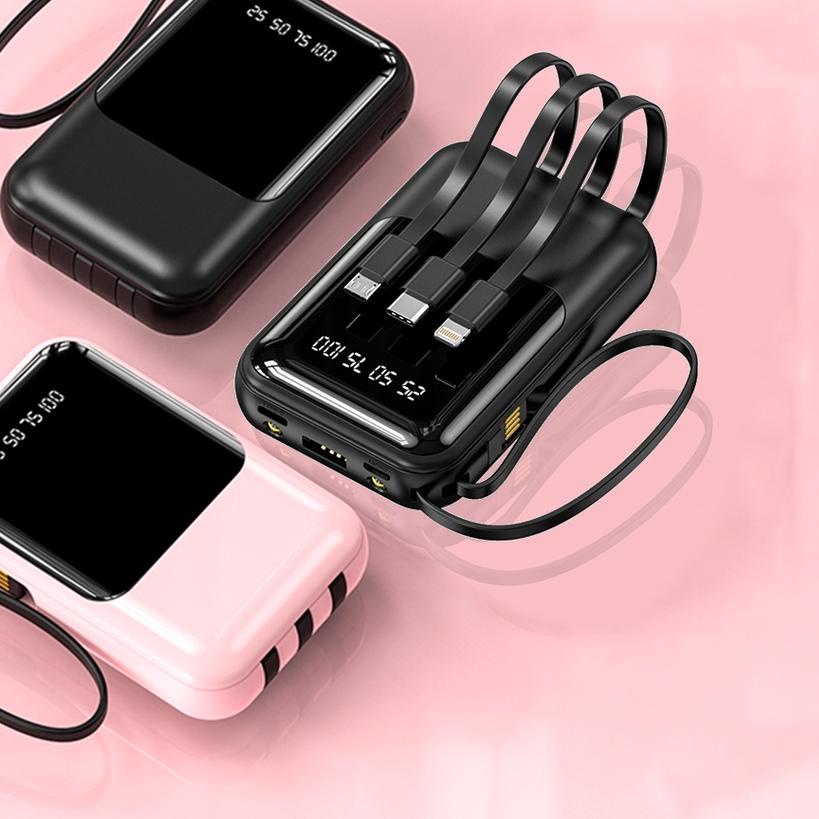 ♕ INONE DX567 12000mAh Super Lightweight Palm Size Powerbank with LED Display ❉