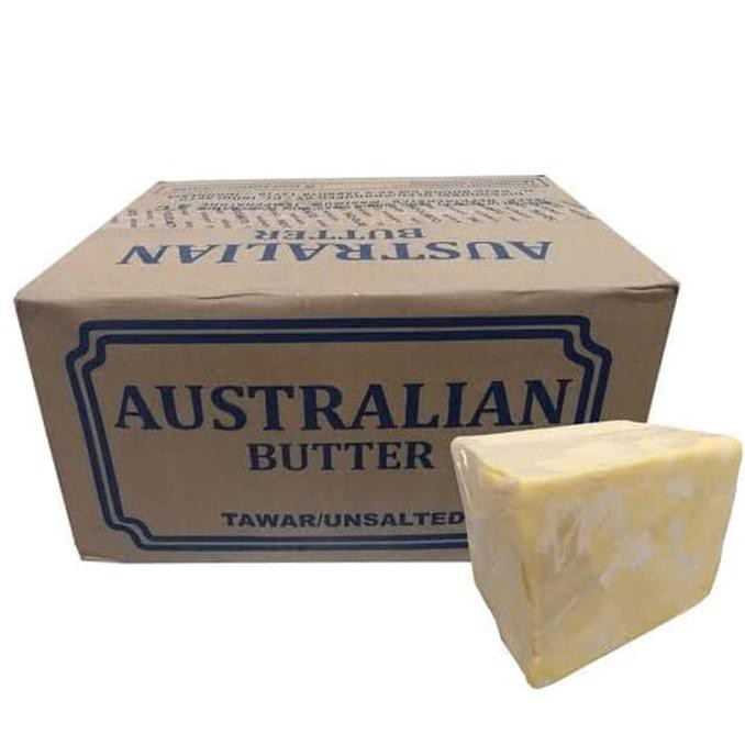 

butter unsalted Australian /unsalted butter Australian 1kg (repack) TERPERCAYA