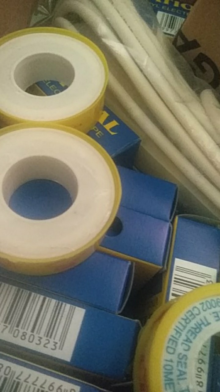 Seal Tape Isi 10 Meter Kig / Ptfe Seal Tape Pipa Kig Onda 1/2 12mm Siltip Seltip Sealtape Kran Air