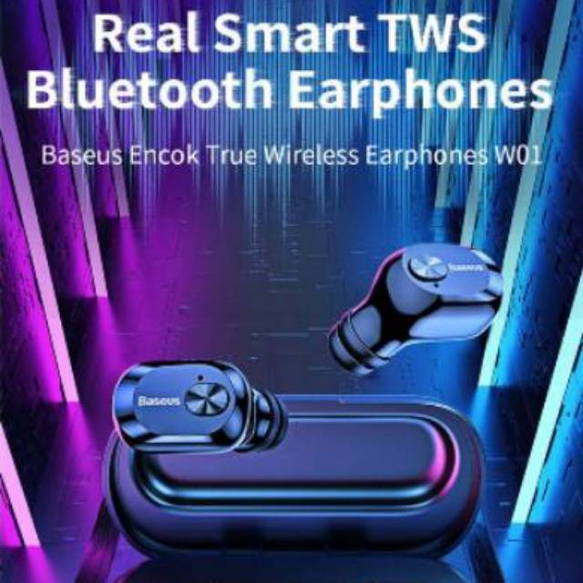 STOK HABIS Baseus Encok W01 TWS Bluetooth 5.0
