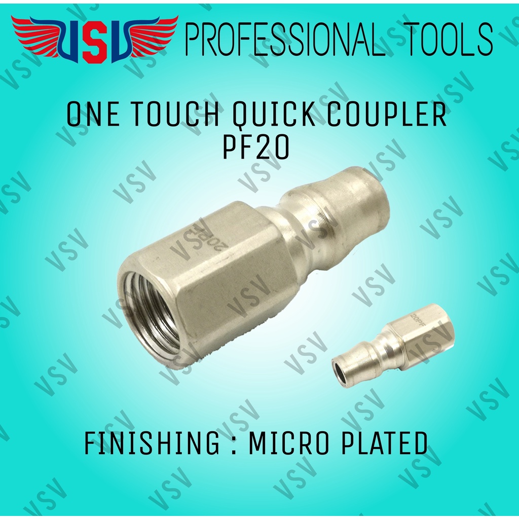 VSV Quick coupler / One touch coupler PF20