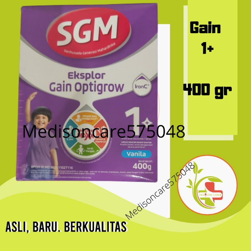 SGM EKSPLOR gain optigrow | 1+ 400gr Lanjutan
