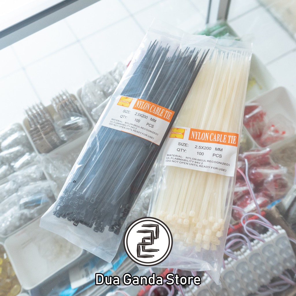 Kabel Ties / Cable Tie / Tali Ripet Rifet Kitani 20cm