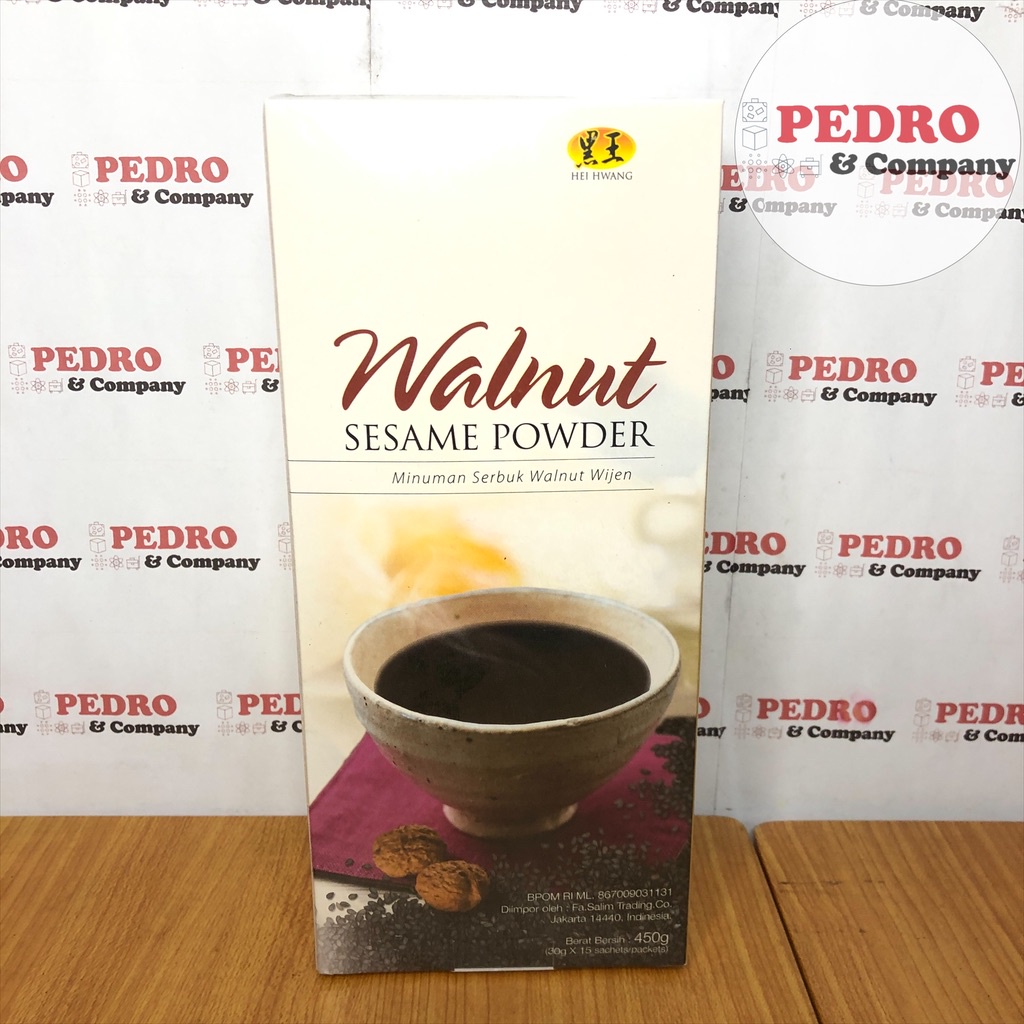 Hei hwang walnut sesame powder 450 gram - minuma Walnut wijen