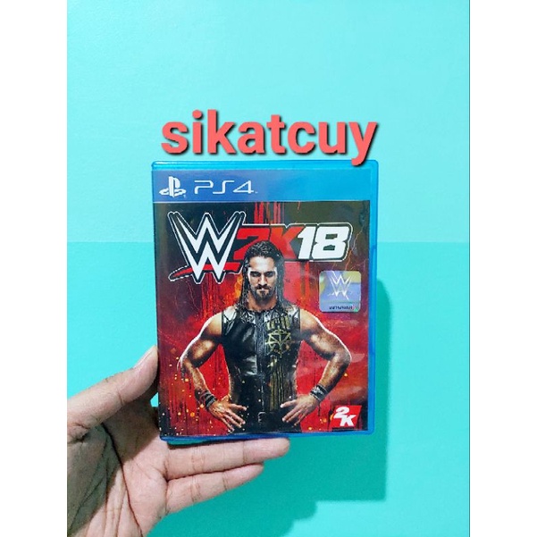 BD KASET CD SECOND BEKAS PS4 WWE 2K18 WWE2K19 SMACKDOWN 2018