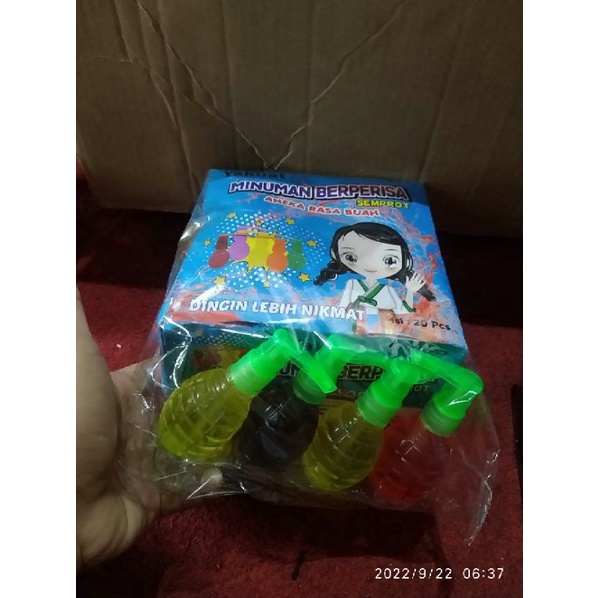 

granat semprot mainan bentuk granat