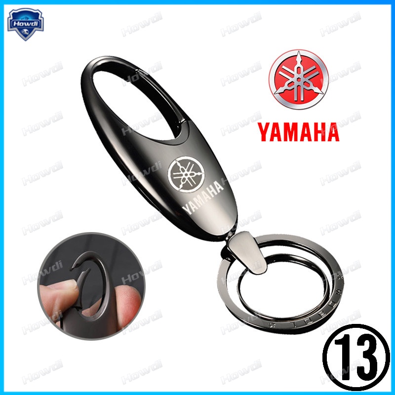 Set Gantungan Kunci Kreatif Bahan Metal Dengan logo Yamaha