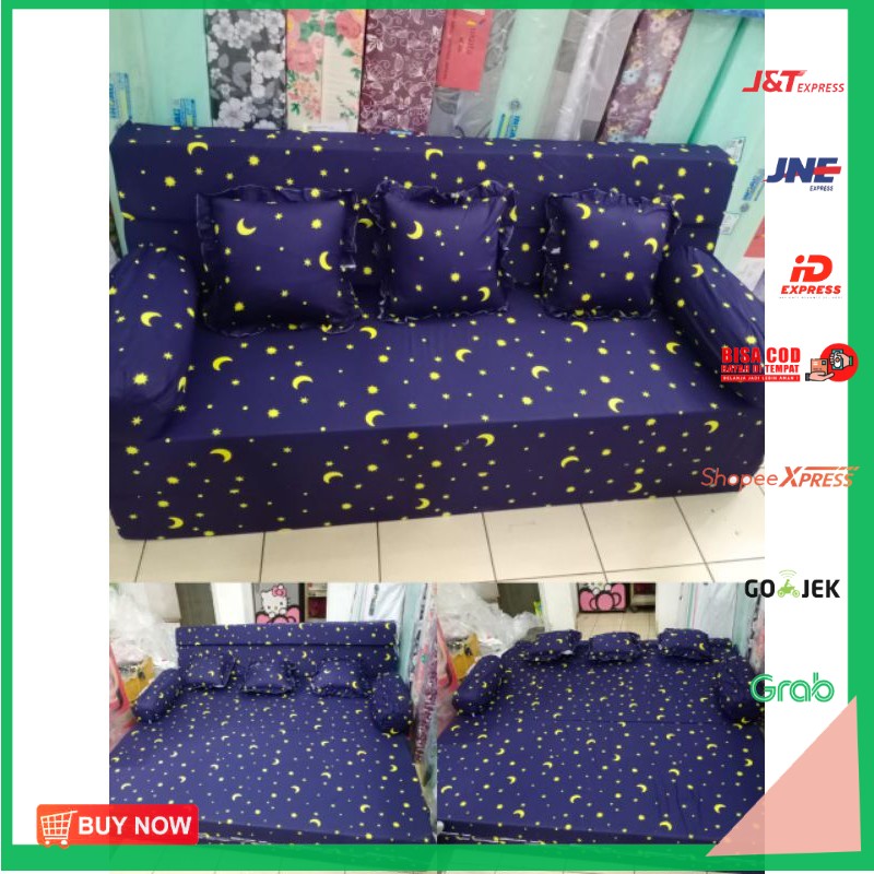 [[[BISA COD]]] Sofabed inoac eon d23.uk P200xL180xT20+cover+vakum