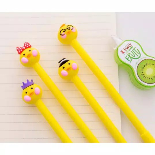 

Pulpen Pena Motif Duck Pulpen Karakter Bebek Lucu Unik