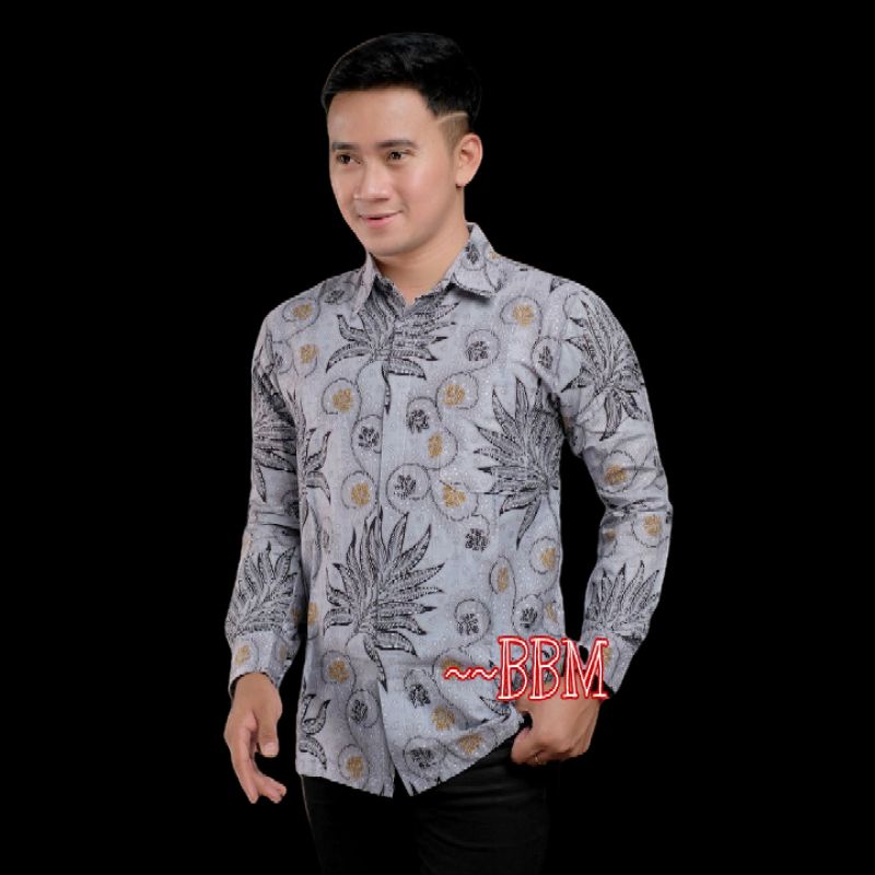 Kemeja batik pria lengan panjang terlaris | Batik pria lengan panjang reguler