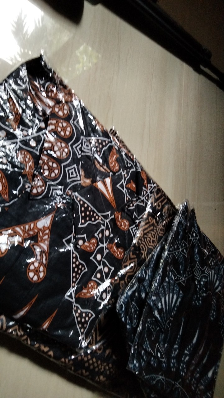 Baju Batik Pria Big Size M L Xl Xxl Atasan Kemeja Batik Lengan Panjang Original