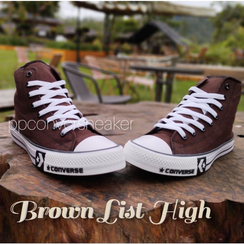 TERBARU BROWN Sepatu Converse Sneakers Chuck Taylor New Release Undefeated Coklat Brown