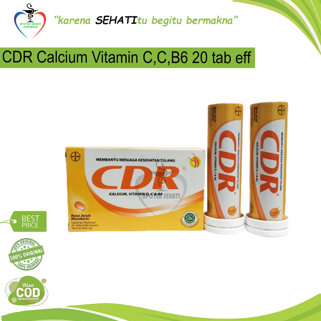 CDR Suplemen Kesehatan Tulang Mengandung Kalsium