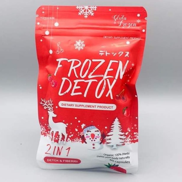 Frozen Detox 2in1 Detox & Fiberry | Pelangsing Halal | BPOM