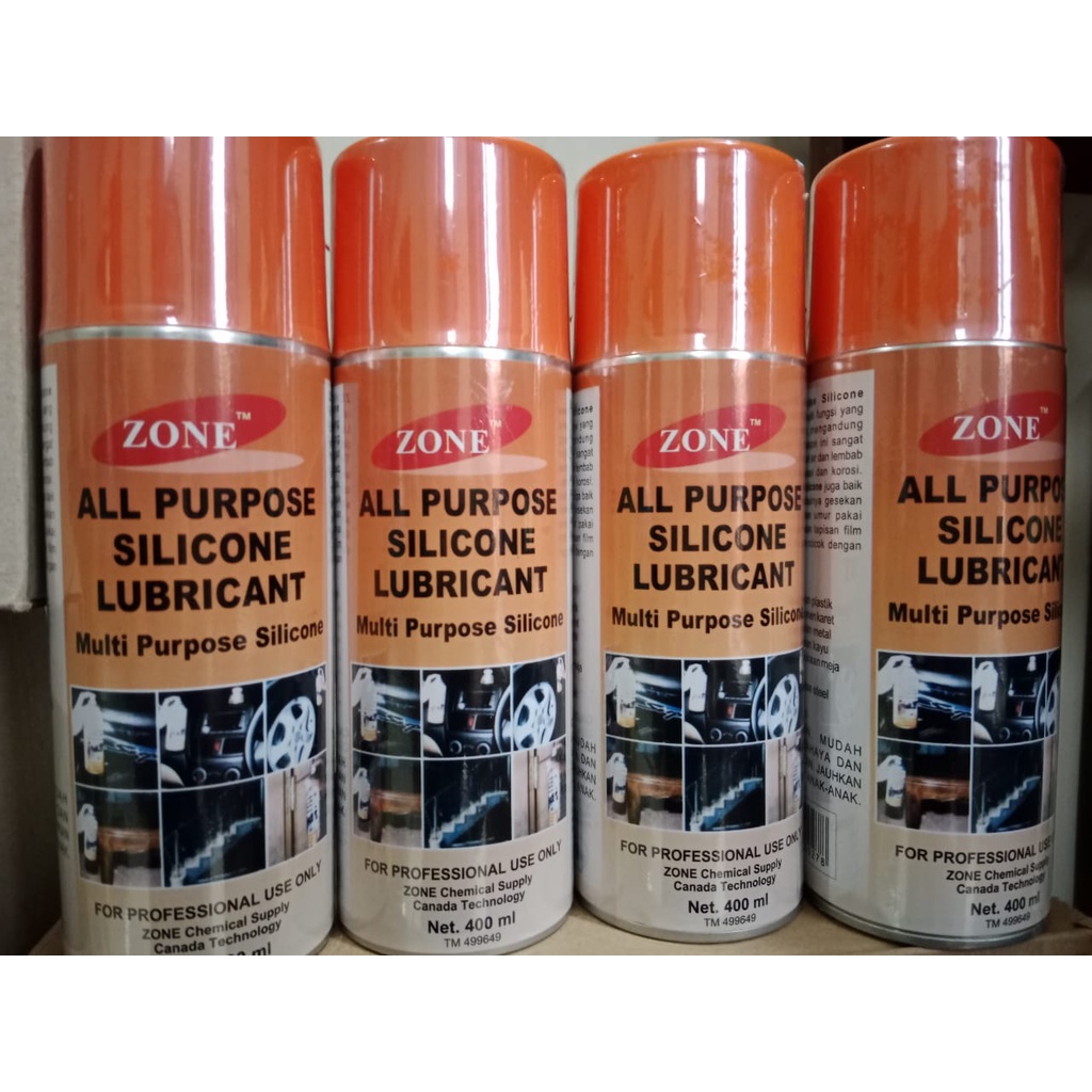 Zone Silicone Silikon Spray Pelumas Pintu Karet Kaca Anti Karat Power Window All Purpose Lubricant