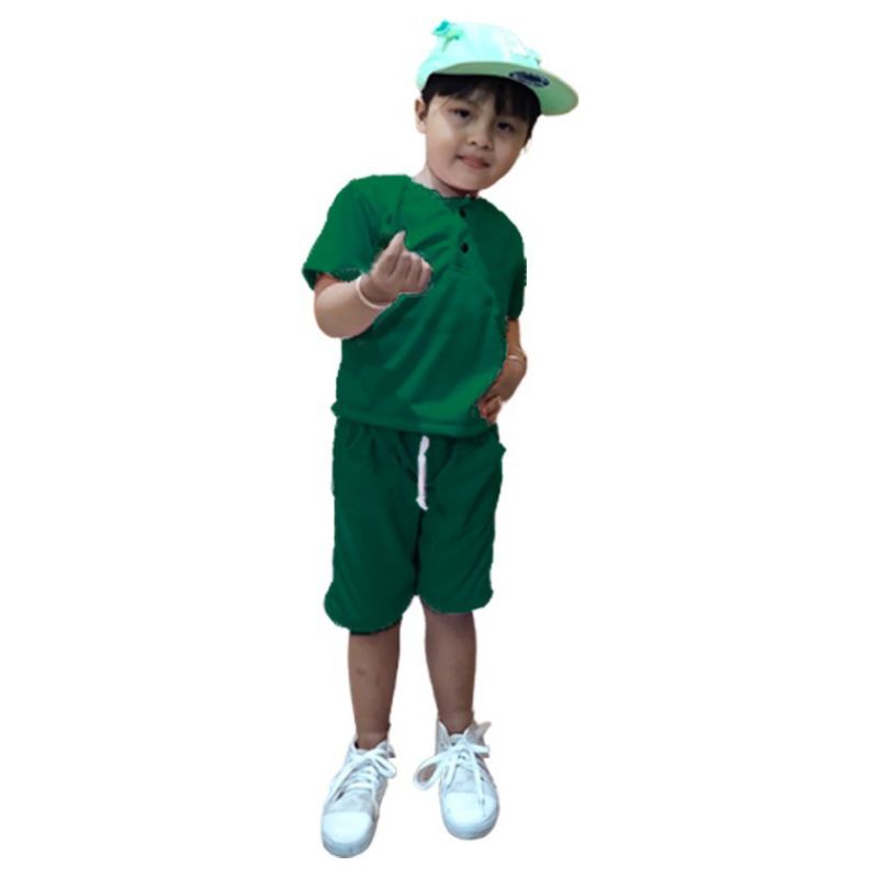 One set setelan stelan kiano pendek anak murah kekinian babyterry