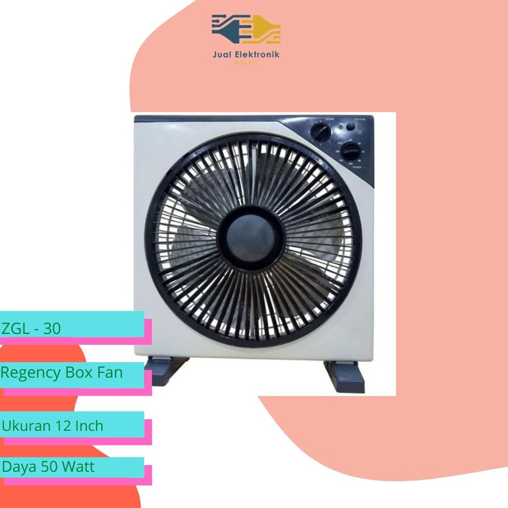 Box Fan Kipas Angin Kotak Regency 12 Inch Zgl30 Nomor 1 Shopee Indonesia