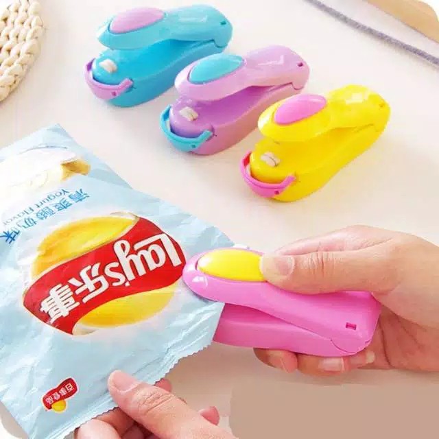 Hand Sealer Mini Plastik Snack  Seal Snack  Seal Plastik  Alat Perekat Makanan  Perekat Plastik