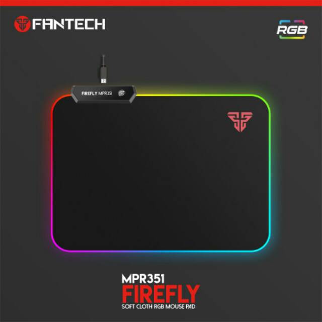 Mousepad Gaming Fantech RGB FIREFLY MPR 351S