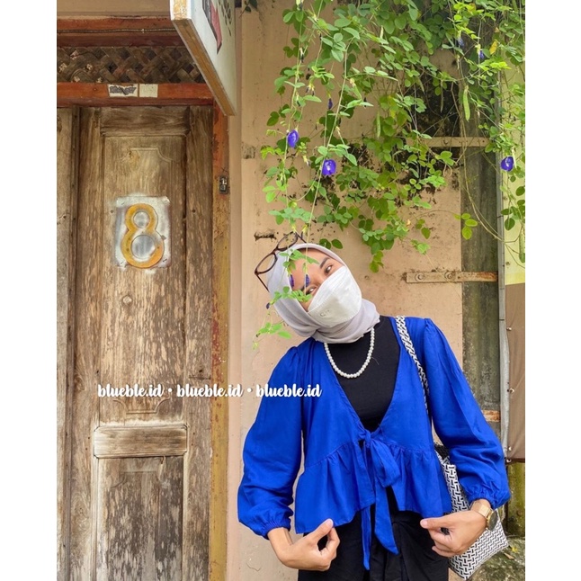 FLORY TOP BLOUSE OUTER • Blueble •-3