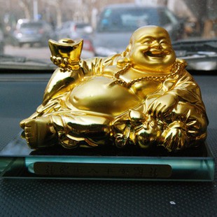 Pajangan Dashboard Mobil Maitreya Gold