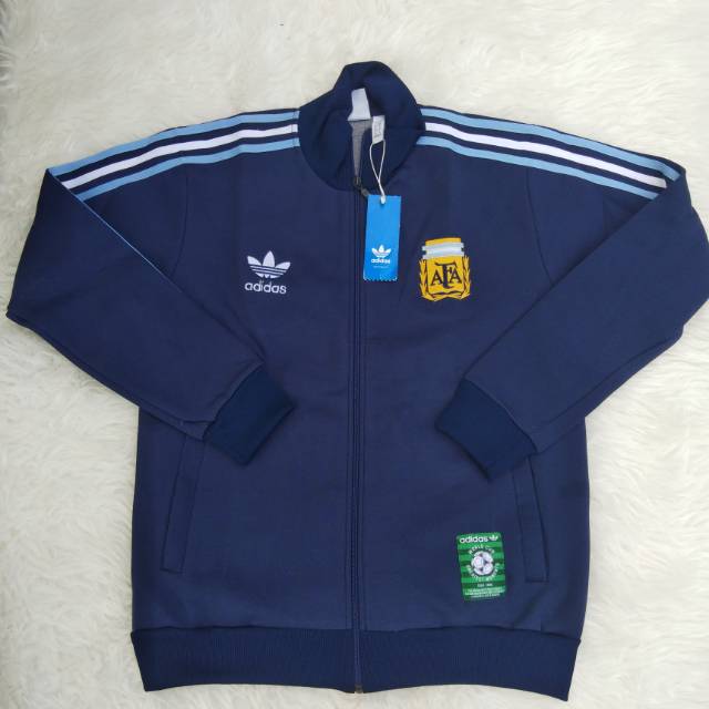 JAKET ADIDAS TRACKTOP HAND OF GOD ARGENTIN NAVY ORIGINAL
