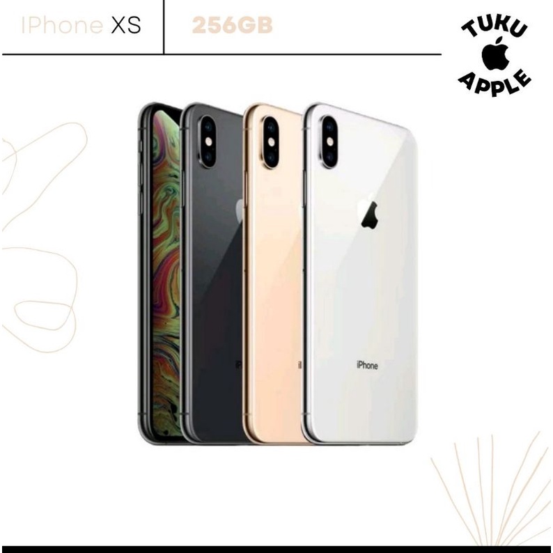 Iphone XS 256GB Silver / Grey Second Original