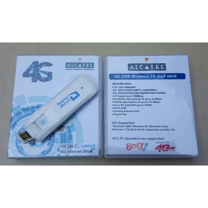 Modem 4G Usb ALCATEL USB Modem 1K3M HSPA+ 4G High Speed Original
