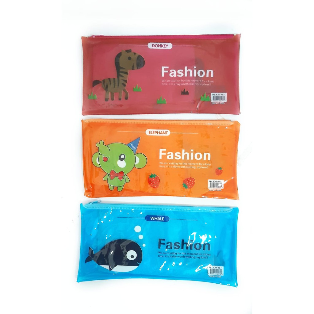 

ZIPPER SLETING PLASTIK ZIP BAG KM-79 MOTIF LUCU ZIP BAG POCKET SERBAGUNA TEMPAT ALAT TULIS