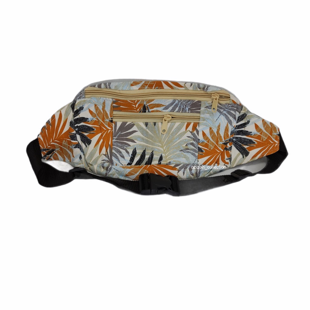 WAISTBAG KANVAS TAS PINGGANG DEWASA