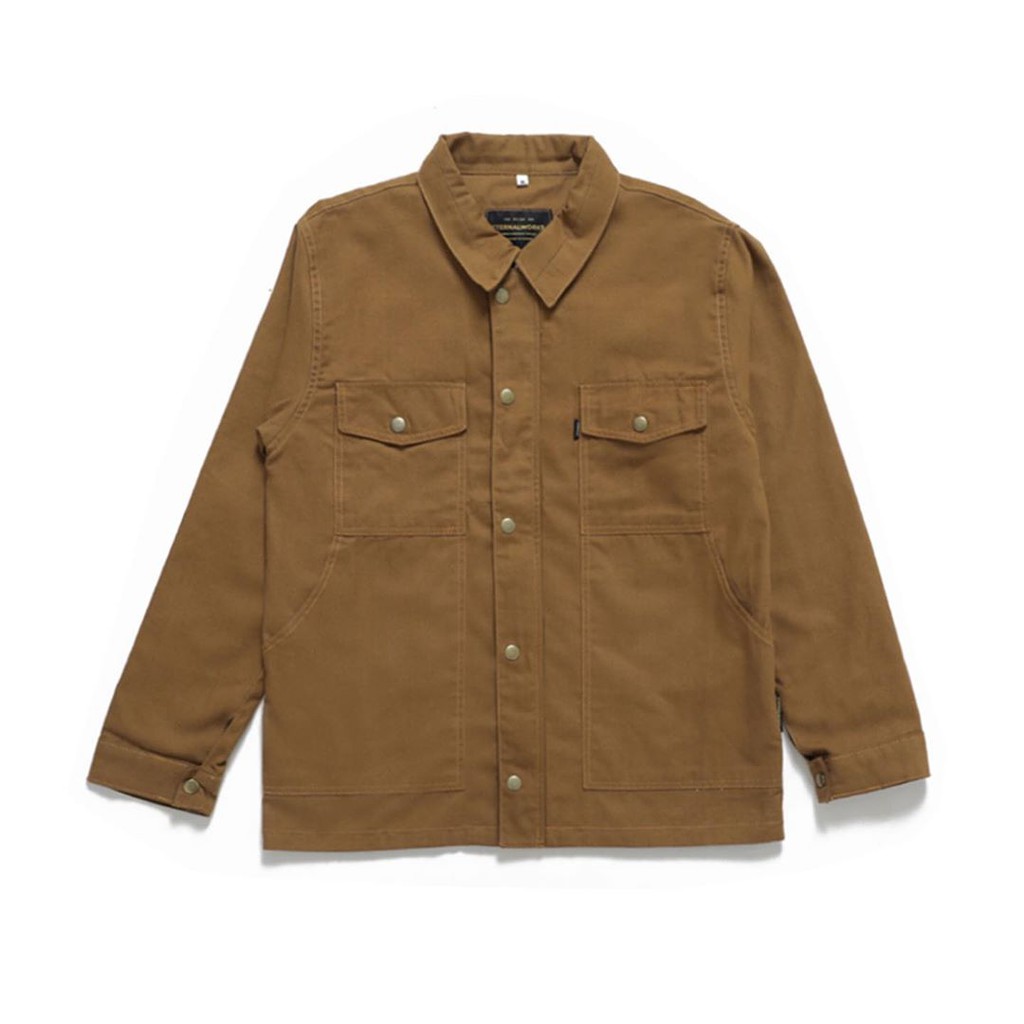 MANO FIELD PARKA JACKET BROWN - WORK JACKET
