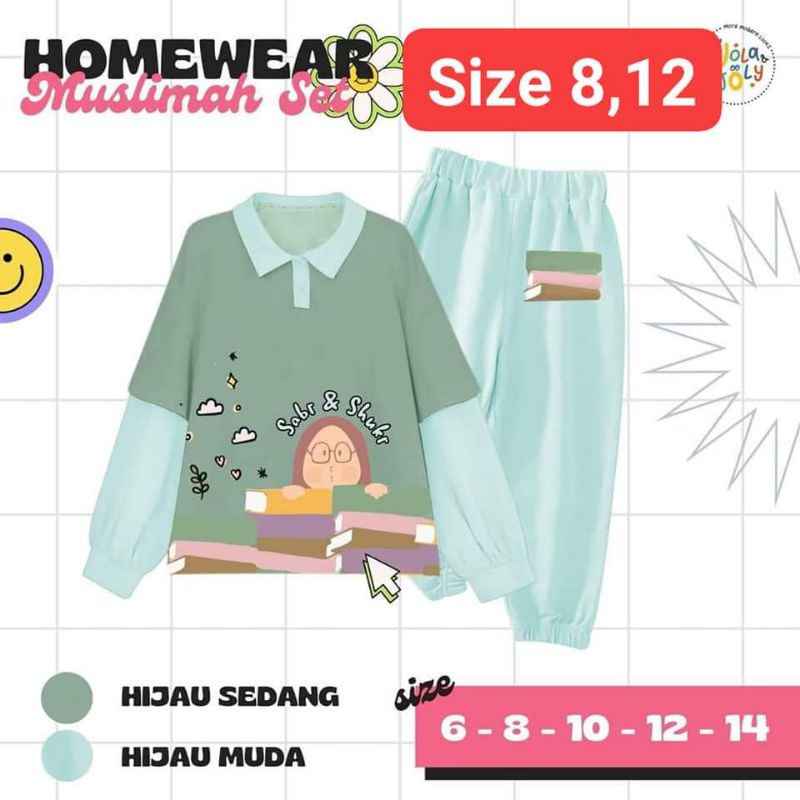 homewear muslimah jola joly