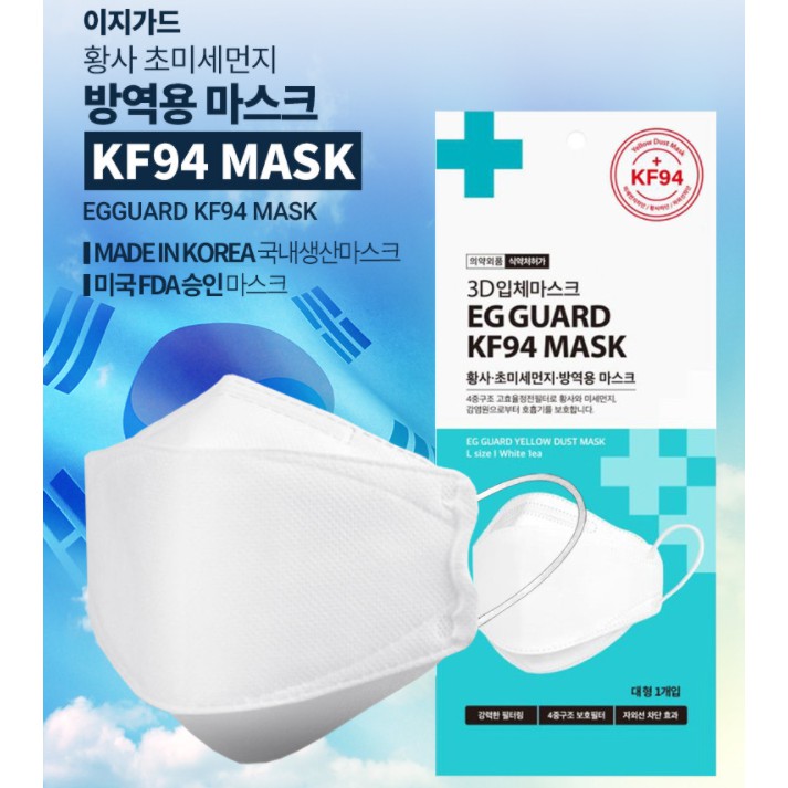 Masker KF94 KOREA // EG GUARD 4 POLY 1 PCS Produk Terlaris